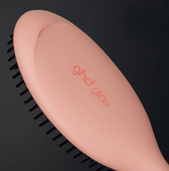 brosse chauffante GHD Glide rose - Lissage parfait sans frisottis. Technologie céramique ionique . MLB