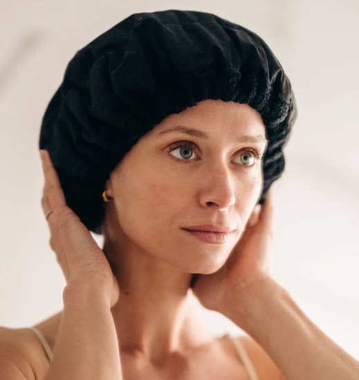 Bonnet chauffant Chillsilk pour soin capillaire profond – MLB Chartres Rambouillet